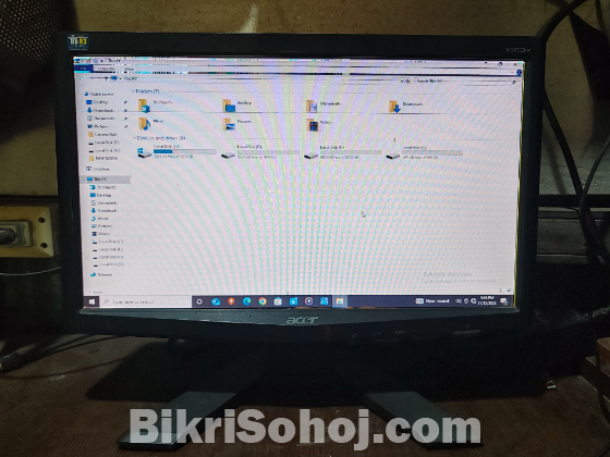 Computer + monitor (6gb ram 500 hdd)